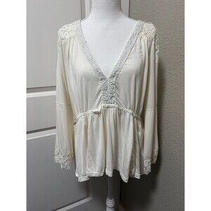 POL boho baby doll backless top S